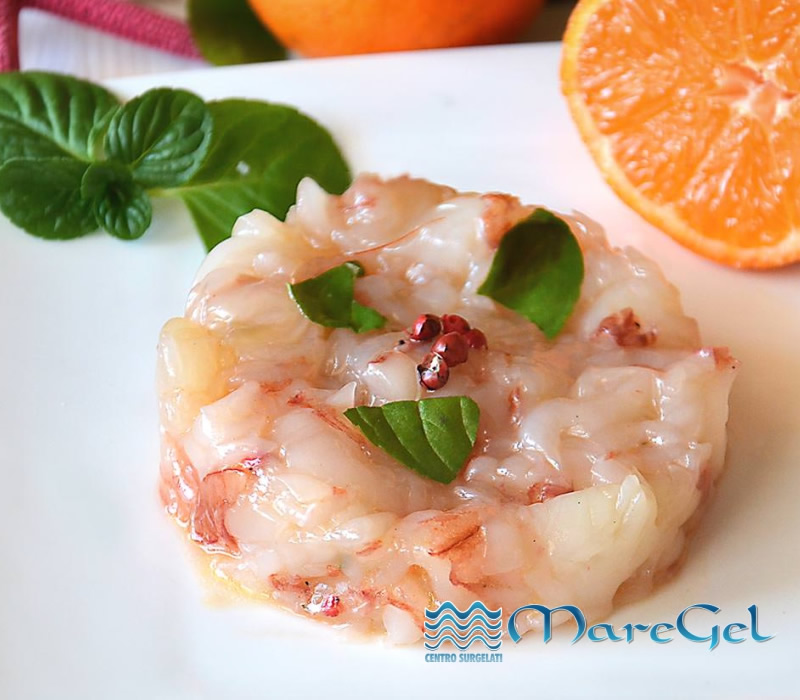 Tartare di gamberi in vendita presso Maregel centro surgelati Palermo